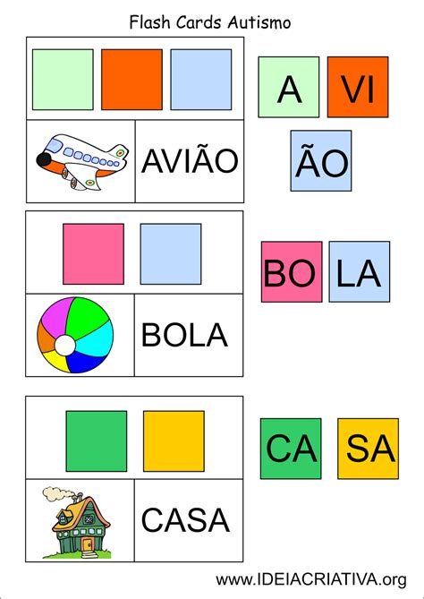 atividade para autista alfabetização - atividades alfabetização para autistas imprimir